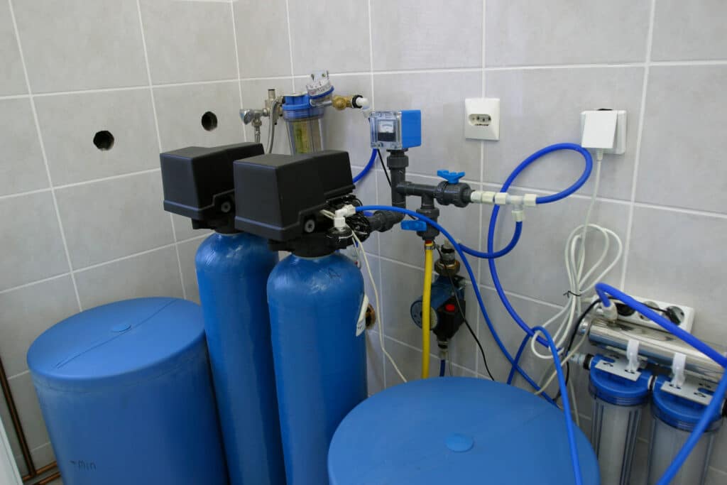 Commercial Water filter system in a laboratory